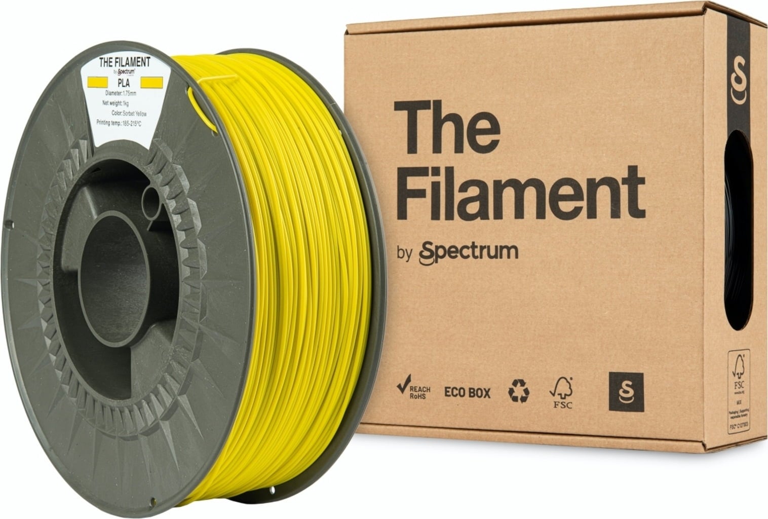 The Filament PLA Sorbet Yellow