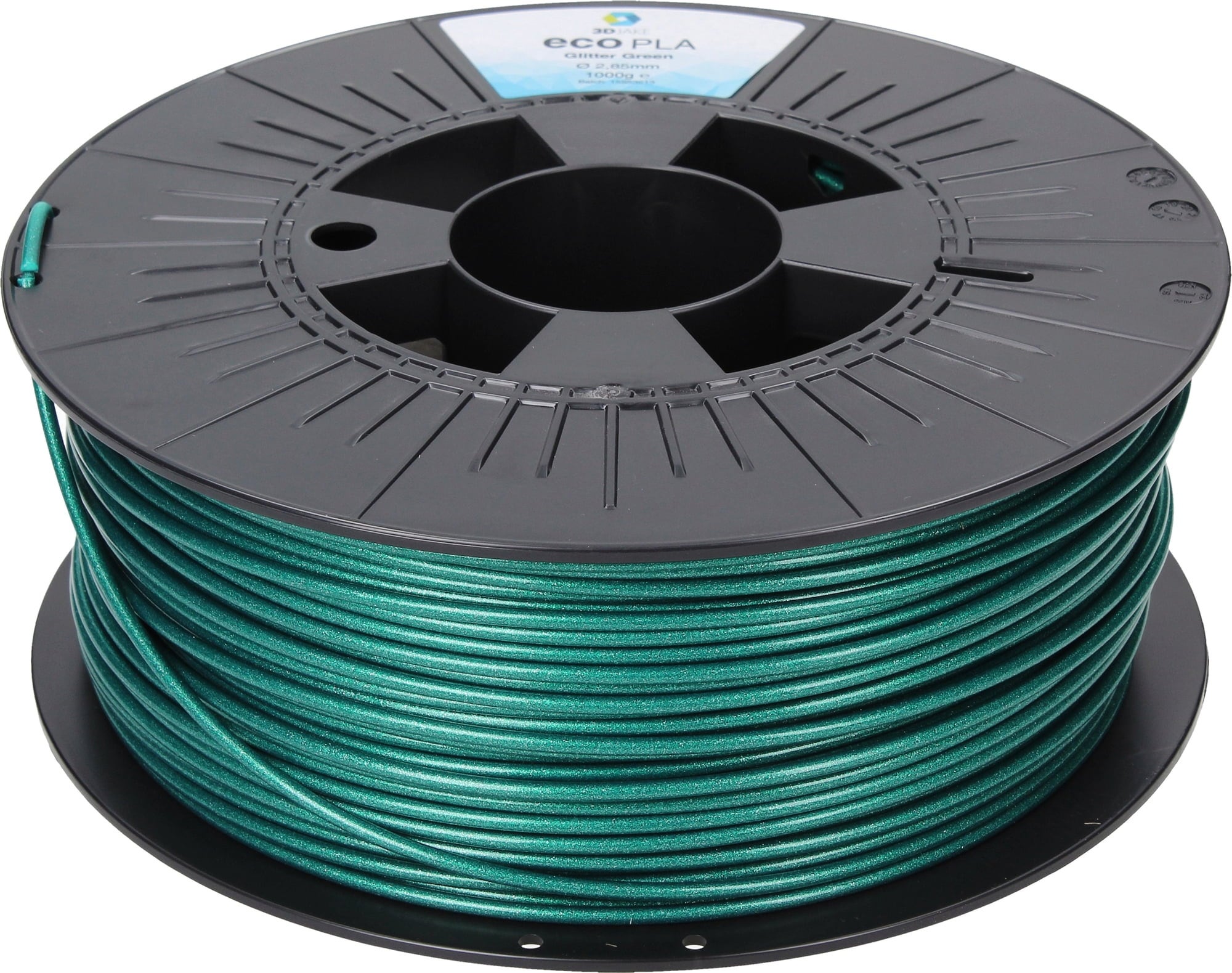 3DJAKE ecoPLA Glitter Green