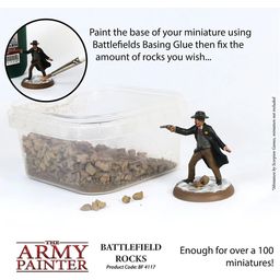 The Army Painter Battlefield Basing: Battlefield Rocks - 1 k.