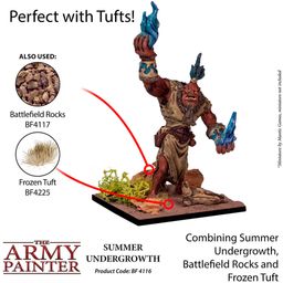 The Army Painter Battlefield Basing: Summer Undergrowth - 1 Kpl