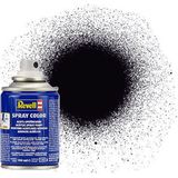 Revell Spray Color - Zwart, Mat