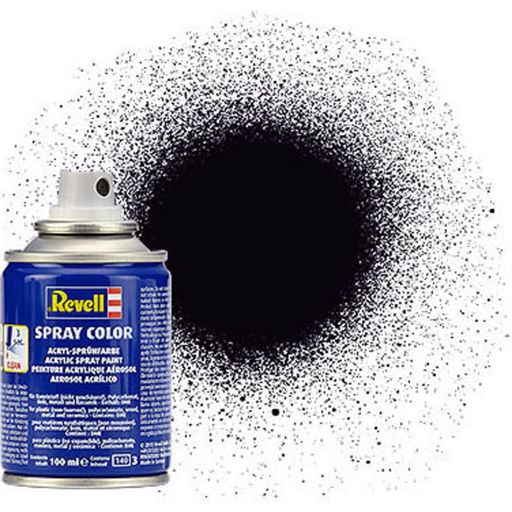 Revell Spray Color - Zwart, Mat - 100 ml