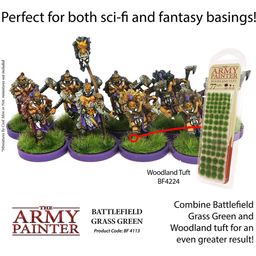 The Army Painter Battlefield Basing: Grass Green - 1 k.