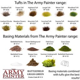 The Army Painter Battlefield Basing: Grass Green - 1 pc