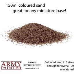 The Army Painter Battlefield Basing: Brown Battleground - 1 pc