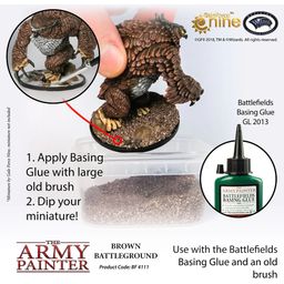 The Army Painter Battlefield Basing: Brown Battleground - 1 pcs