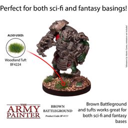 The Army Painter Battlefield Basing: Brown Battleground - 1 pc