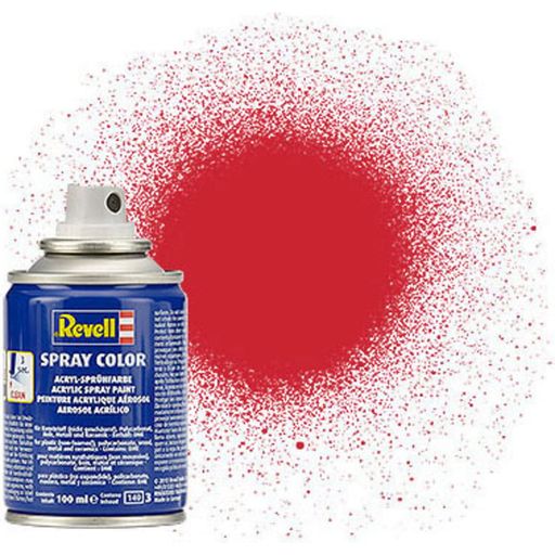 Revell Spray Color - Vuurrood, Zijdemat - 100 ml