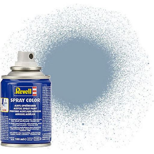 Revell Spray en Color Gris, Satén Mate - 100 ml