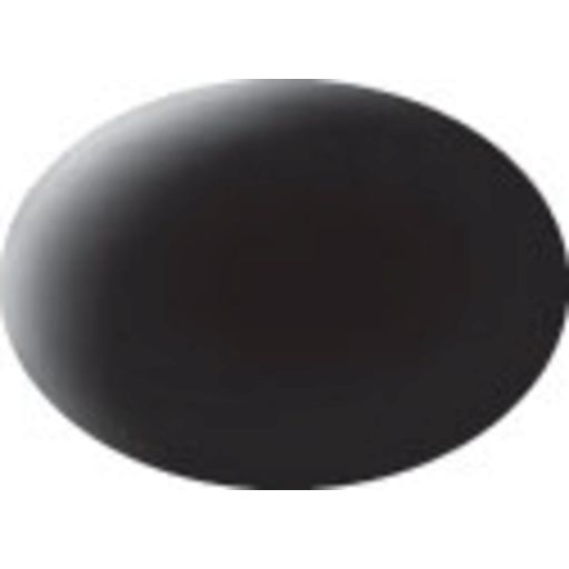Revell Aqua - черно, мат - 18 ml