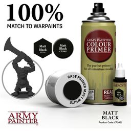 The Army Painter Colour Primer - Matt Black