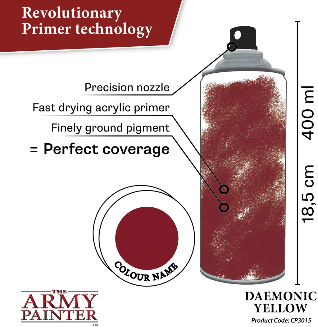 The Army Painter Colour Primer - Daemonic Yellow