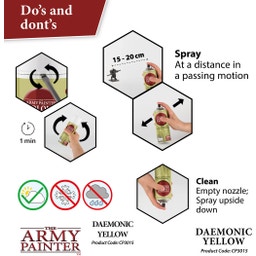 The Army Painter Colour Primer - Daemonic Yellow