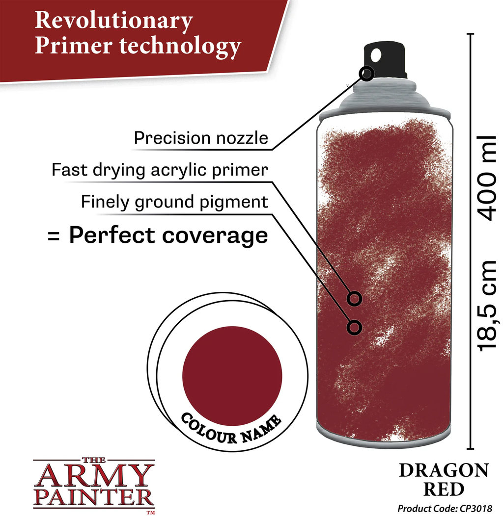 The Army Painter Colour Primer - Dragon Red