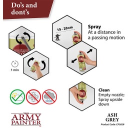 The Army Painter Colour Primer - Ash Grey