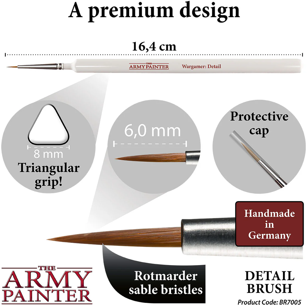 The Army Painter Wargamer Brush - Detail