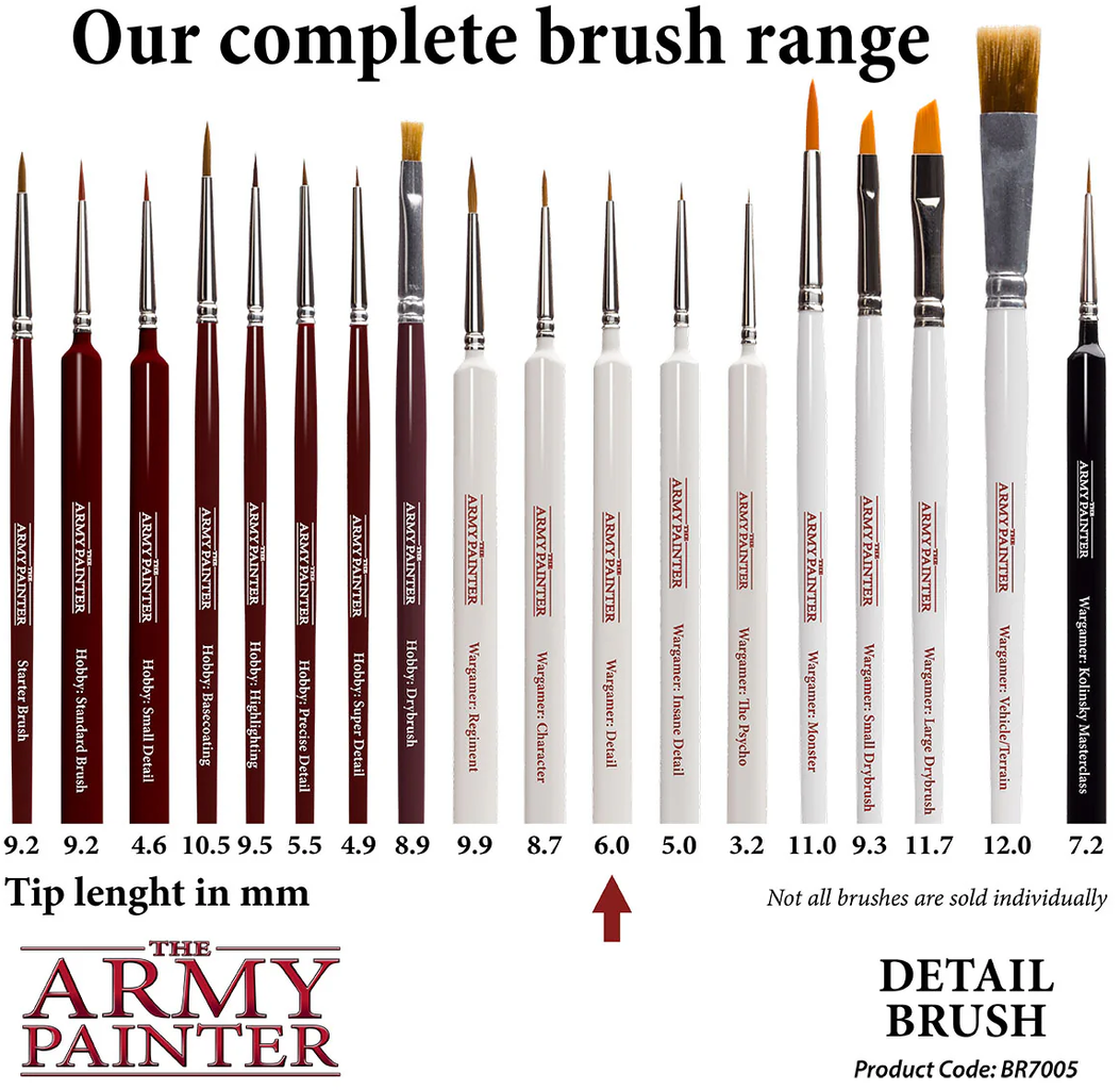 The Army Painter Wargamer Brush - Detail
