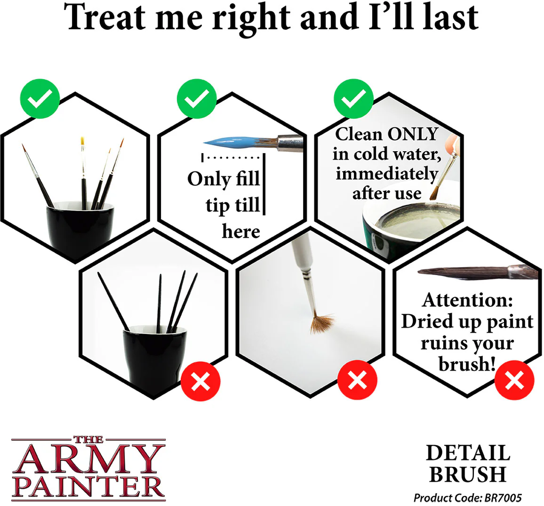 The Army Painter Wargamer Brush - Detail