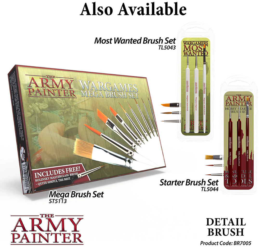 The Army Painter Wargamer Brush - Detail