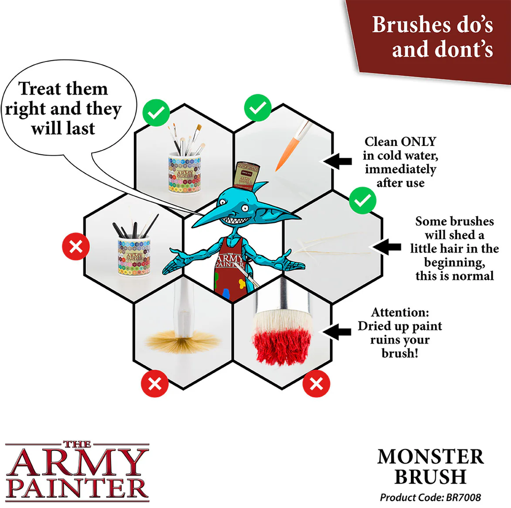 The Army Painter Wargamer Brush - Monster