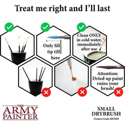 The Army Painter Pensulă Wargamer - Small Drybrush