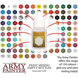 The Army Painter Paint Mixing Empty Bottles - 1 Set