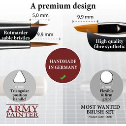 The Army Painter Most Wanted Brush Set - 1 Set