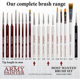 The Army Painter Most Wanted Brush Set - 1 Set