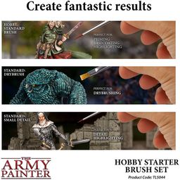 The Army Painter Hobby Starter Brush Set - 1 set.