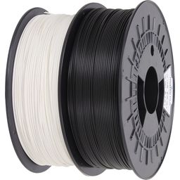 mattePLA Fehér és fekete kedvezményes szett - 2 x 1,75 mm / 1000 g