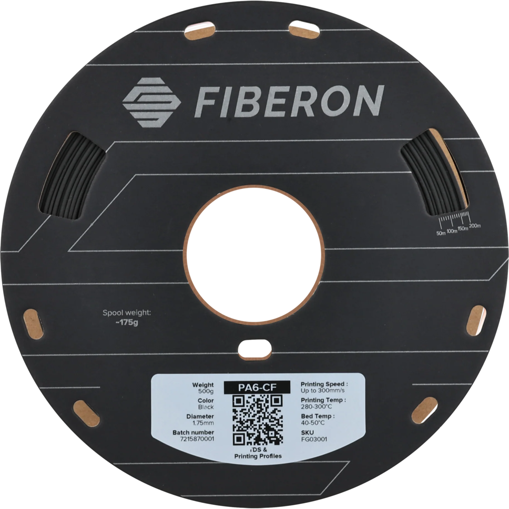 Polymaker Fiberon™ PA6-CF20 Black - 1,75 mm / 500 g