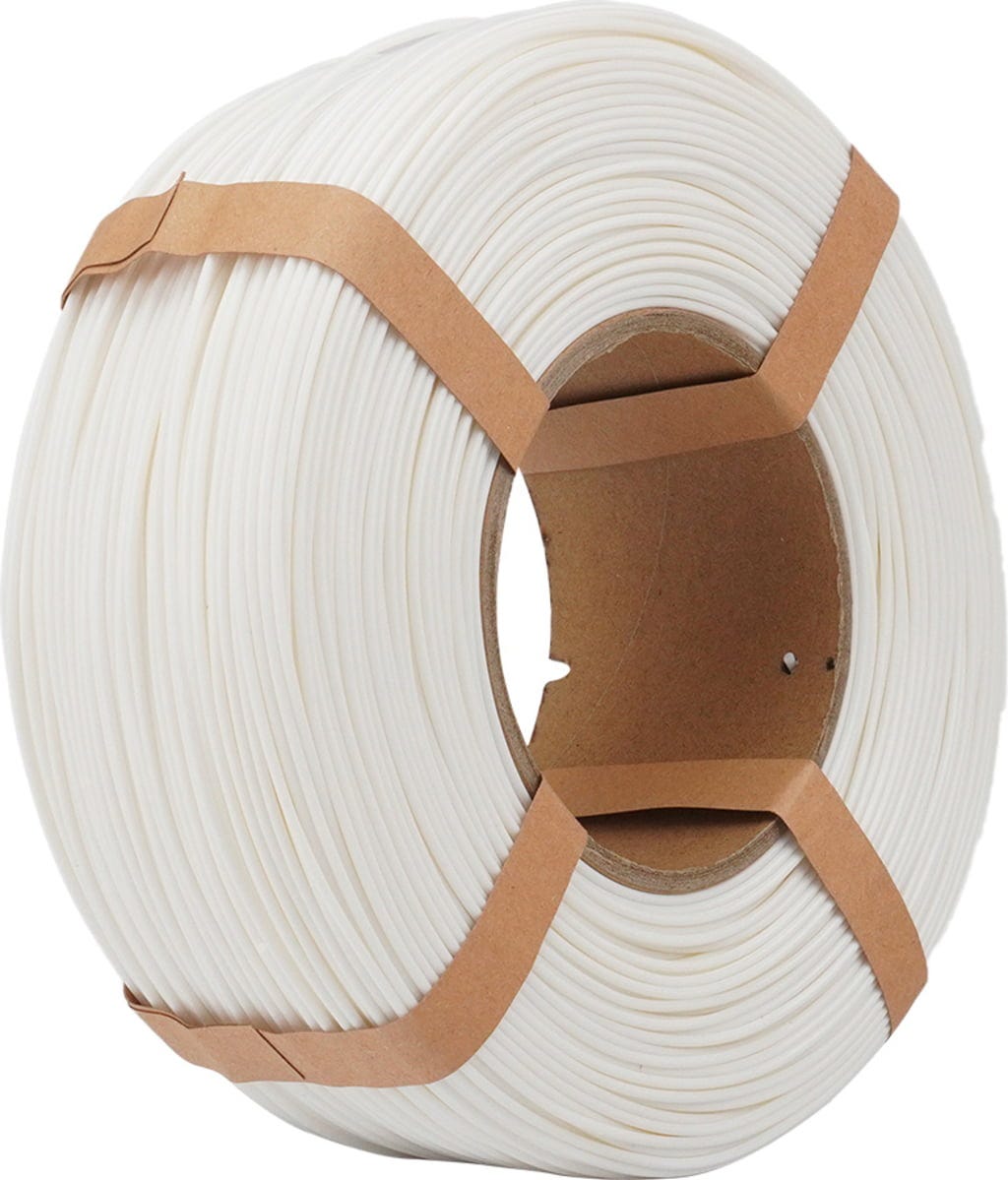eSUN PLA+ Filament 1kg Refill, CMYK White