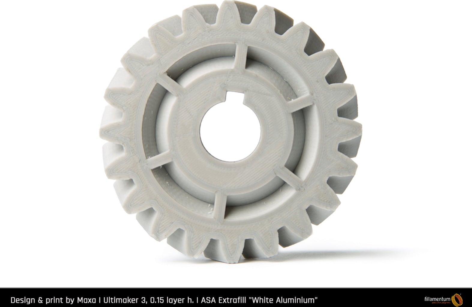 Fillamentum ASA Extrafill White Aluminium