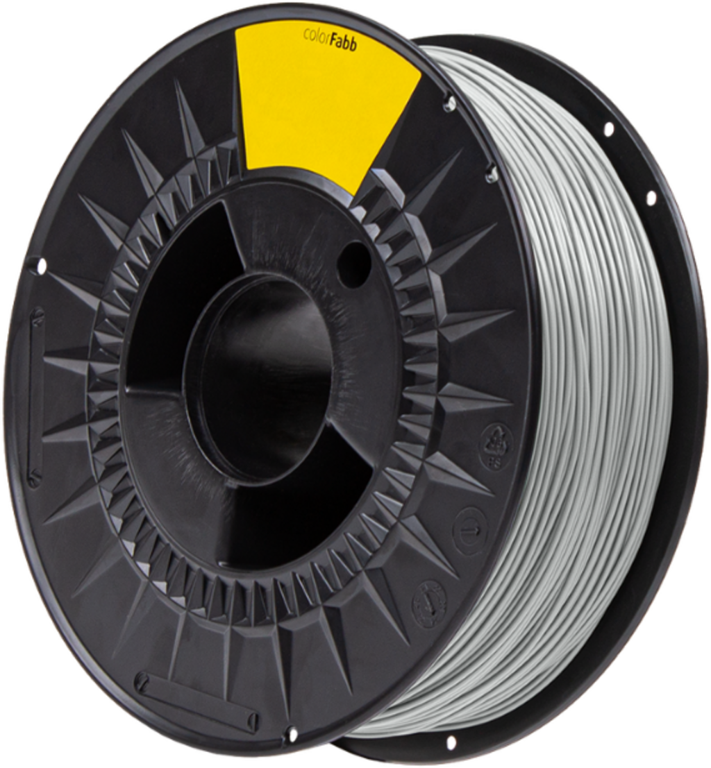 colorFabb PLA High Speed Pro Filament 1kg, Light Grey
