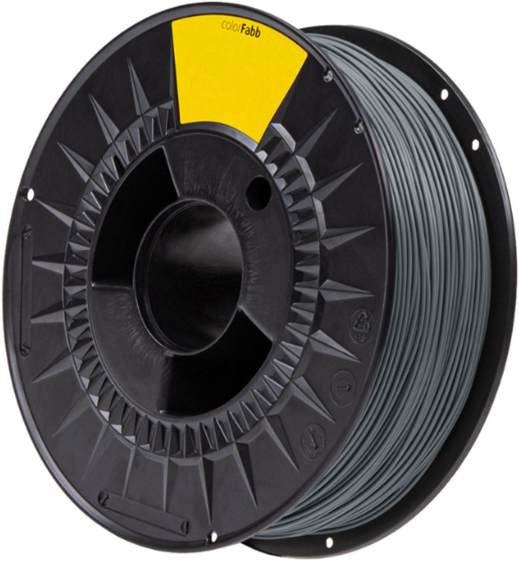 colorFabb PLA High Speed Pro Filament 1kg, Iron Grey