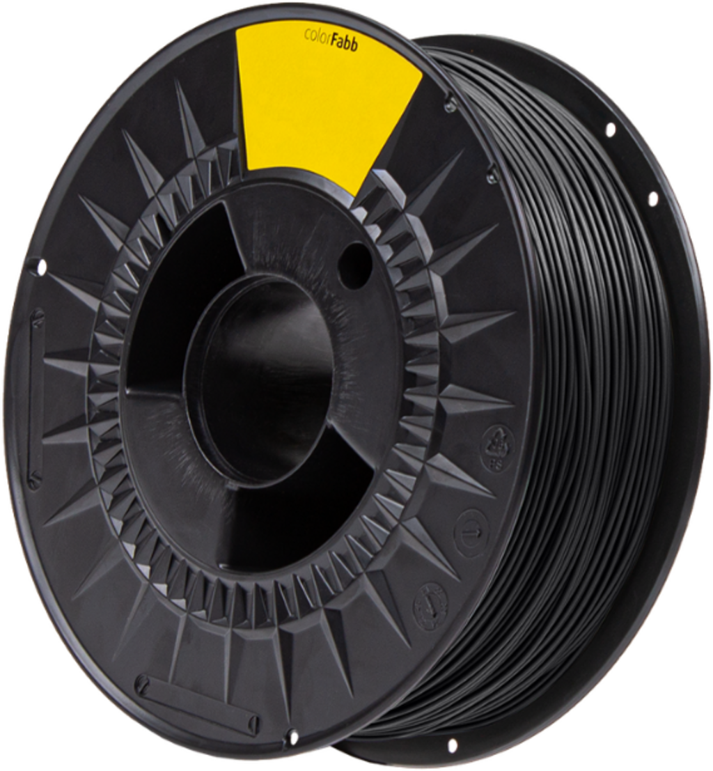 colorFabb PLA High Speed Pro Filament 1kg, Jet Black