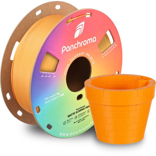 Polymaker Panchroma™ PLA Matte Sunrise Orange - 3DJake International