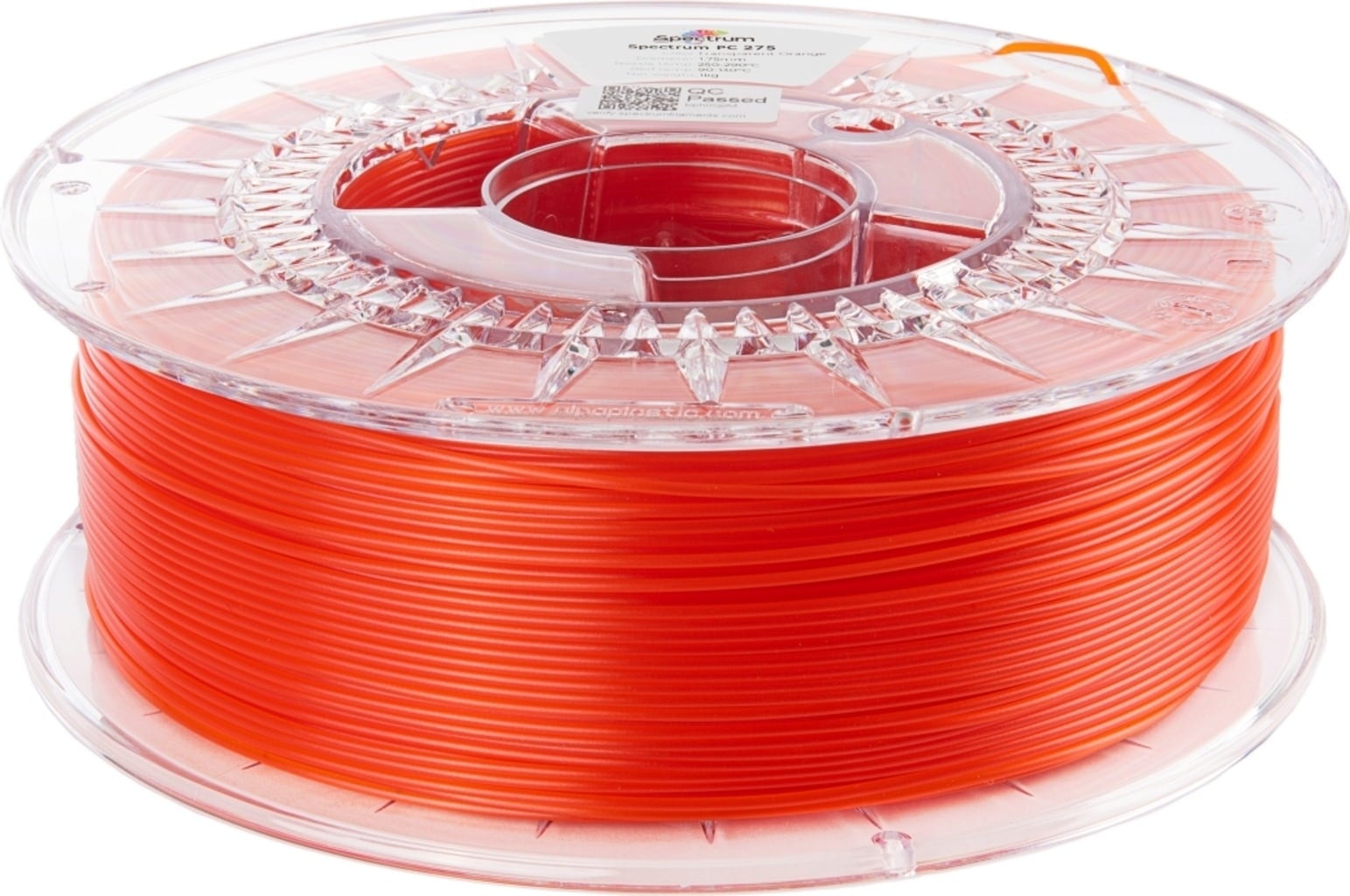 Spectrum PC 275 Transparent Orange - 1,75 mm / 1000 g