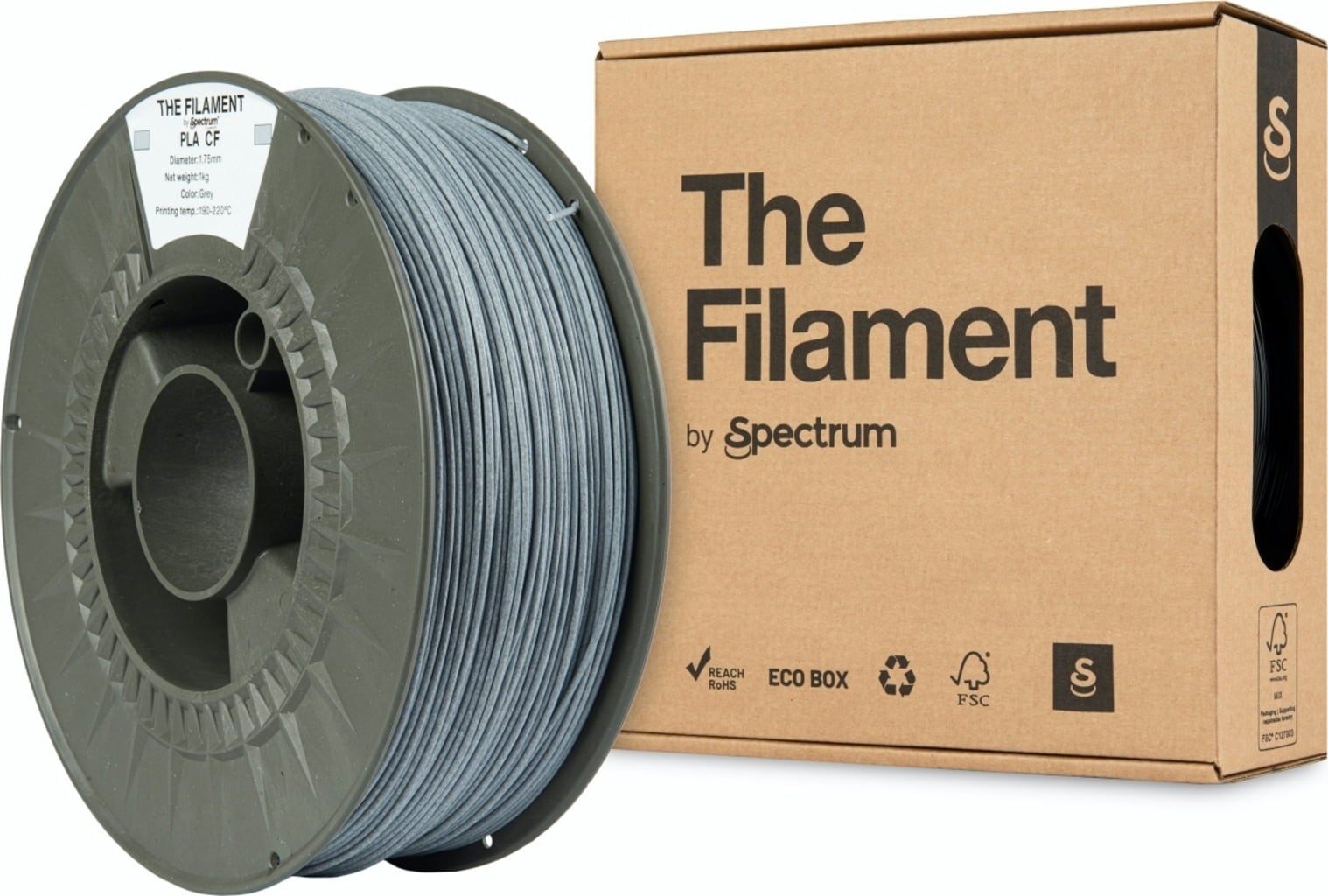 The Filament PLA CF Grey - 1,75 mm / 1000 g