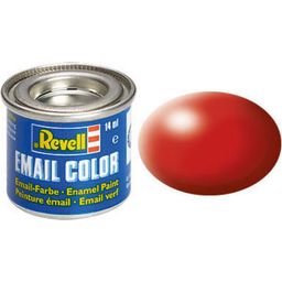 Revell Email Color Rojo Fuego, Satén Mate - 14 ml