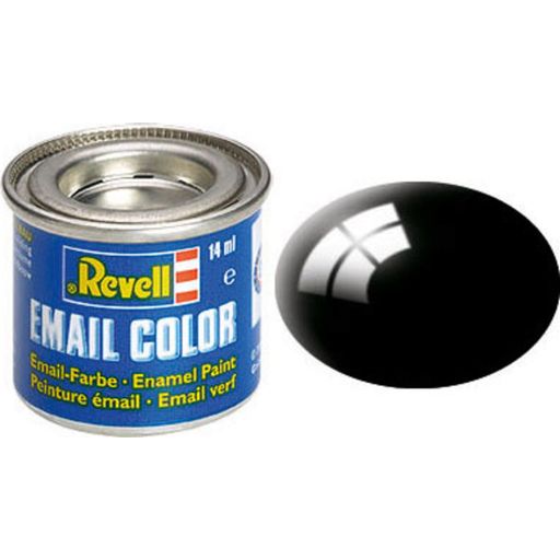 Revell Emalia, kolor czarny, błyszczący - 14 ml