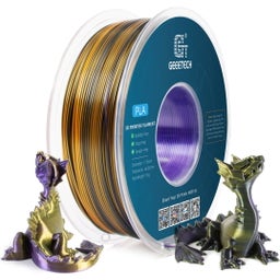 GEEETECH PLA Silk Tri-Color Purple+Gold+Black