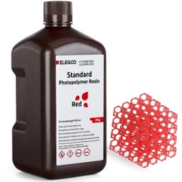 Elegoo Standard Resin Red - 2.000 grammi