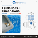 CNC Kitchen Inserts Filetés M3 VORON - M3x5x4