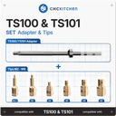 CNC Kitchen Pripomočki za taljenje + adapter TS100 - 1 set.