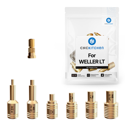 CNC Kitchen Pomoce do topienia + adapter Weller LT