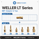 CNC Kitchen Pannes à Souder + Adaptateur Weller LT - 1 kit