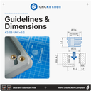 CNC Kitchen #2-56 UNC menetbetét - #2-56 x 3.2