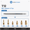 CNC Kitchen Smelthulpmiddelen + T12 Adapter - 1 Set