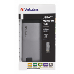 Verbatim USB-C Multiport-Hub - 1 stuk